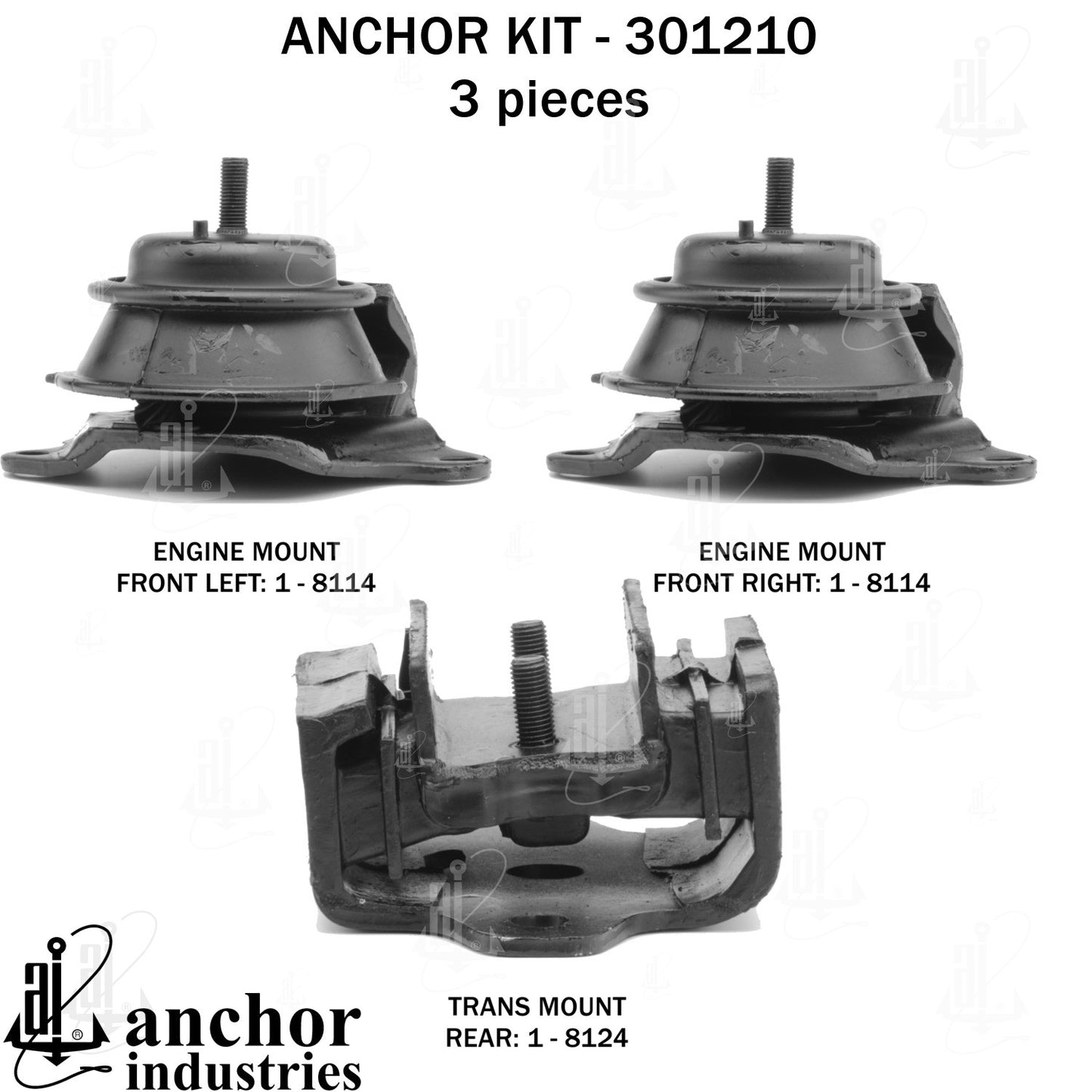 Anchor Mounts Engine Mount Kit 301210 main image