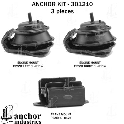 Anchor Mounts Engine Mount Kit 301210 image 4