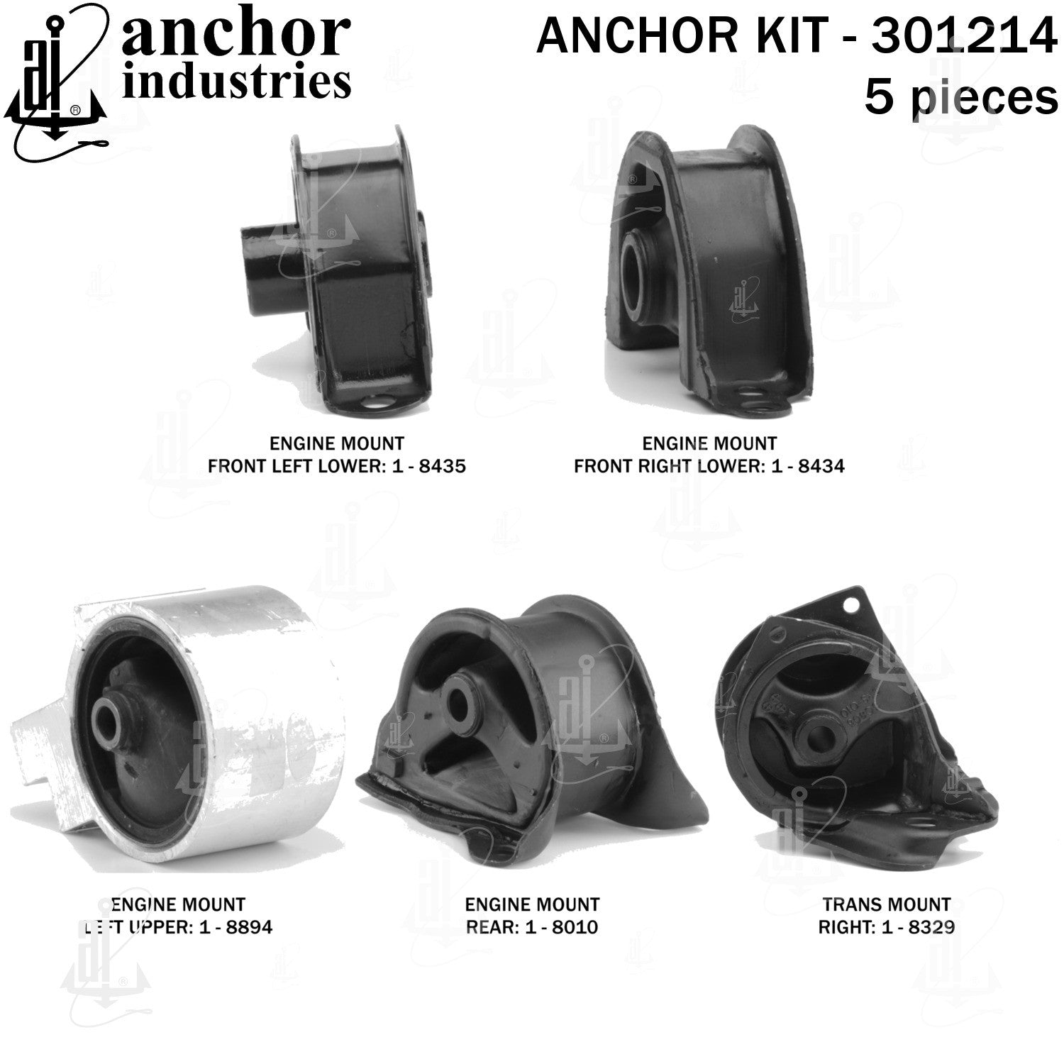 Anchor Mounts Engine Mount Kit 301214 image 3