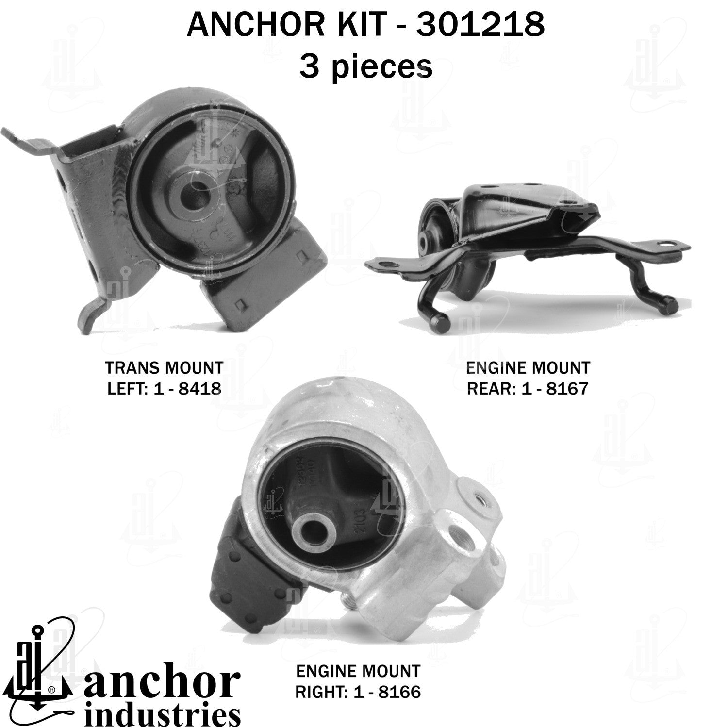 Anchor Mounts Engine Mount Kit 301218 image 5
