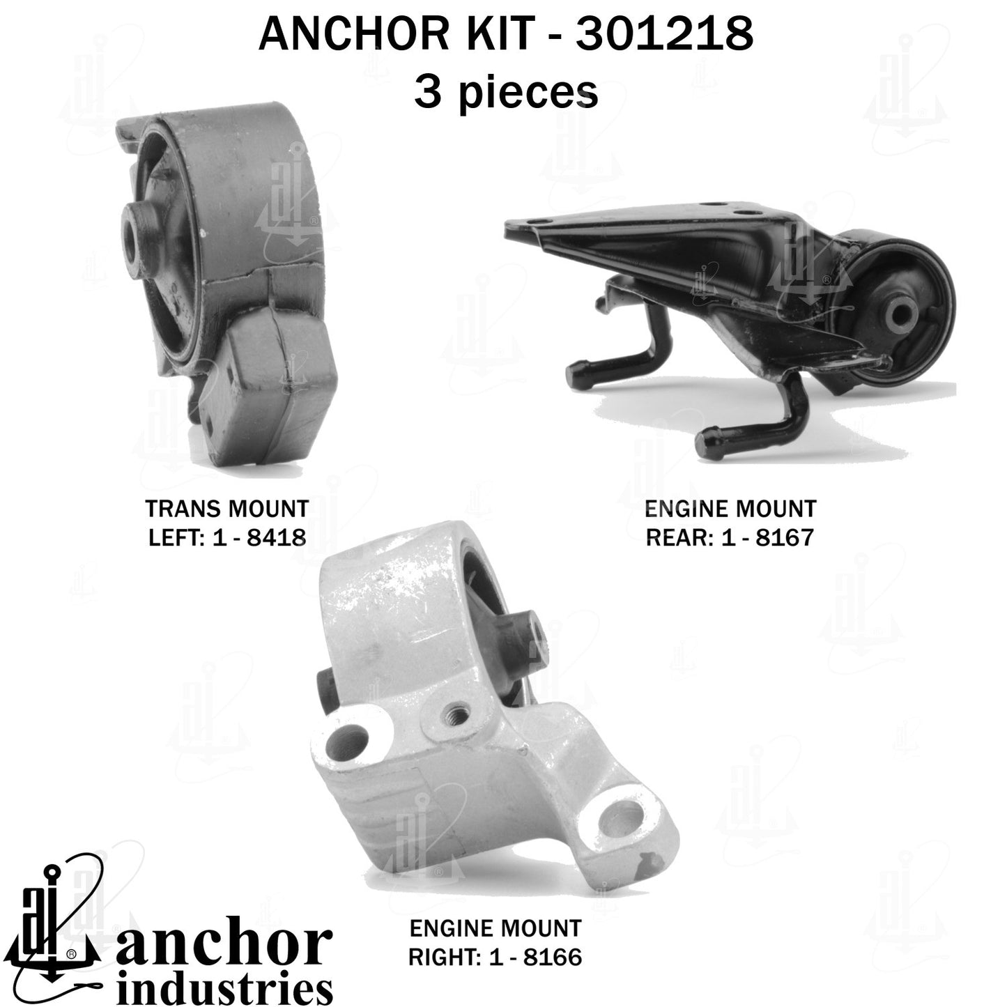 Anchor Mounts Engine Mount Kit 301218 image 4