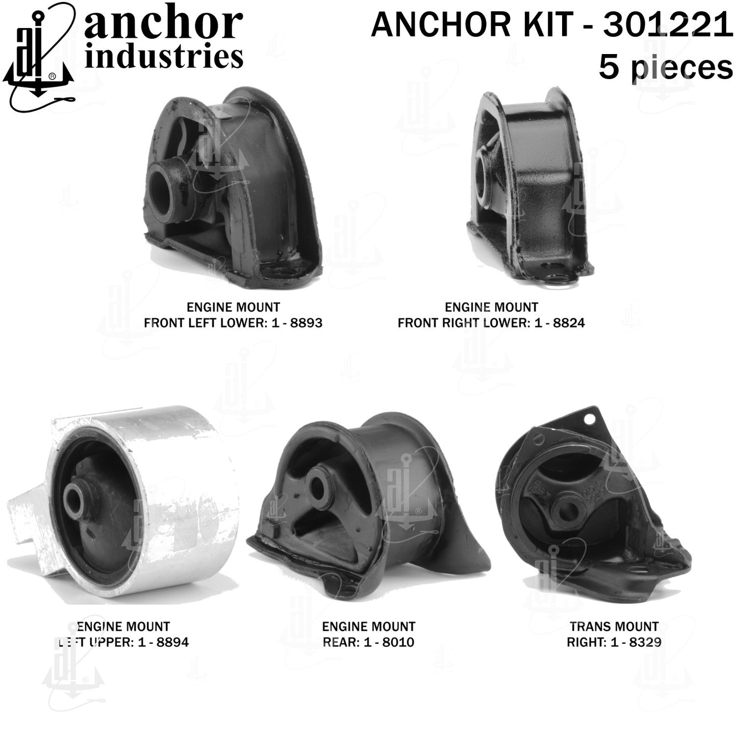 Anchor Mounts Engine Mount Kit 301221 image 3