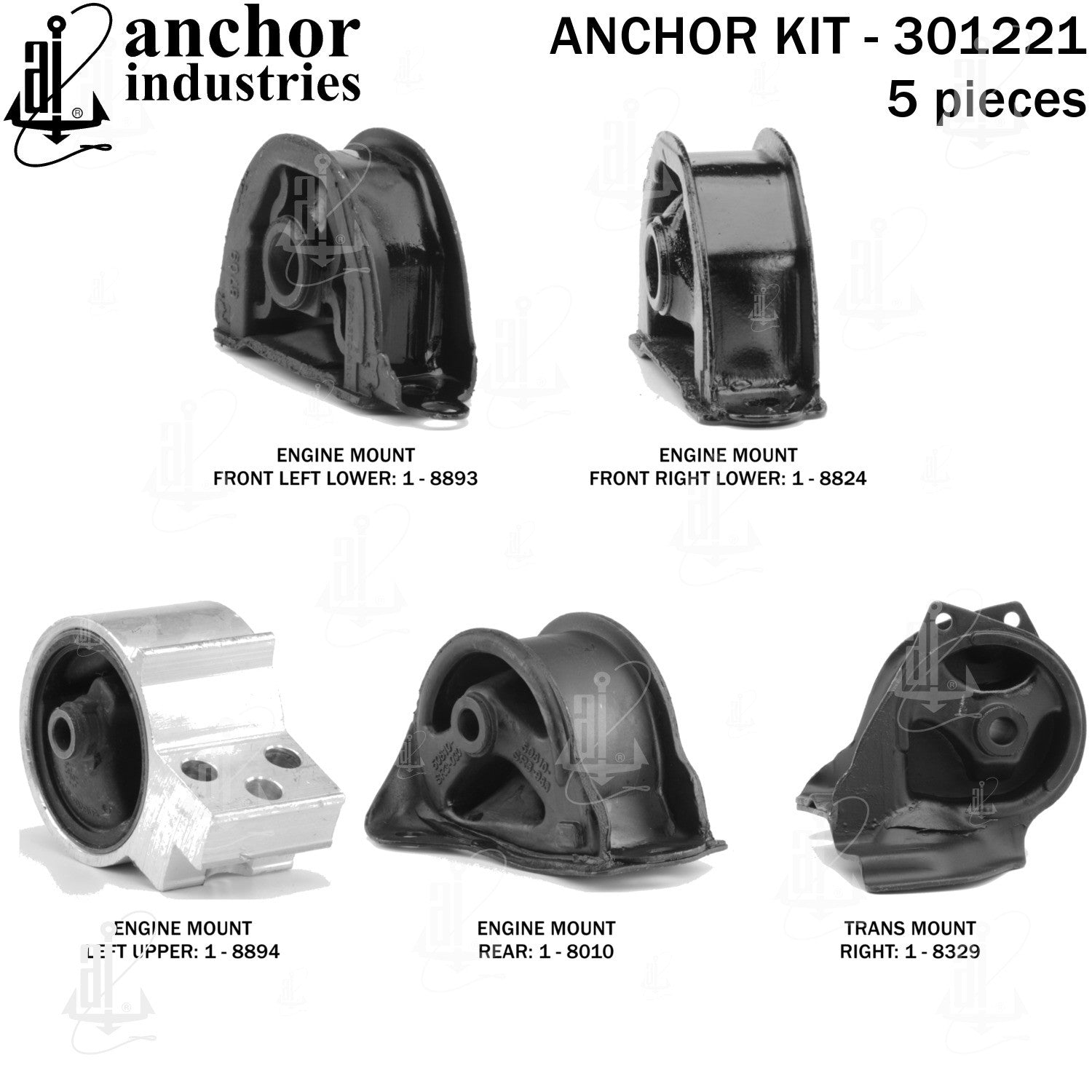 Anchor Mounts Engine Mount Kit 301221 image 4