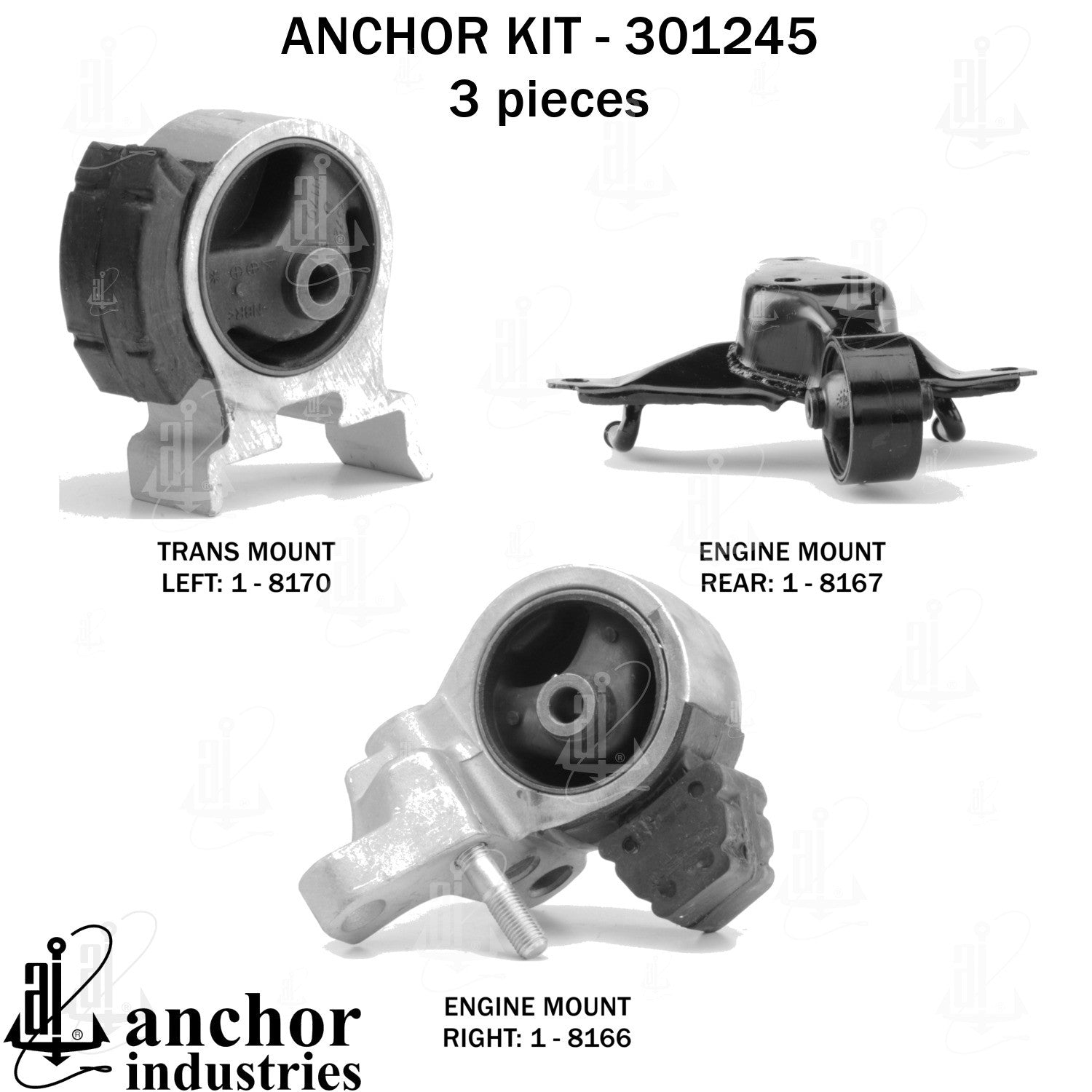 Anchor Mounts Engine Mount Kit 301245 main image