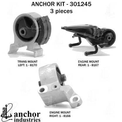 Anchor Mounts Engine Mount Kit 301245 image 4