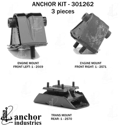 Anchor Mounts Engine Mount Kit 301262 image 3