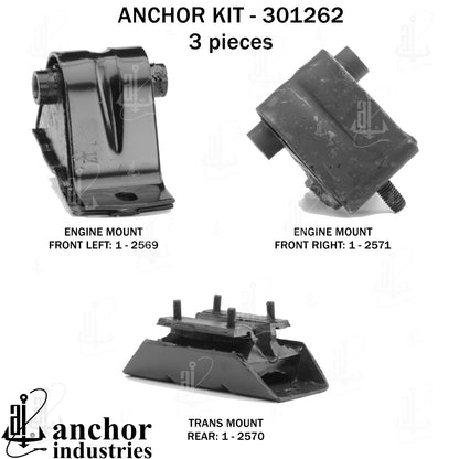 Anchor Mounts Engine Mount Kit 301262 image 4