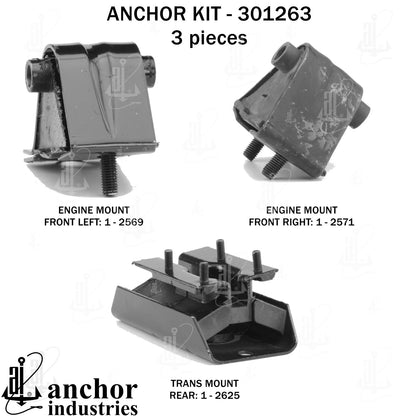 Anchor Mounts Engine Mount Kit 301263 image 3