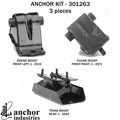 Anchor Mounts Engine Mount Kit 301263 image 4