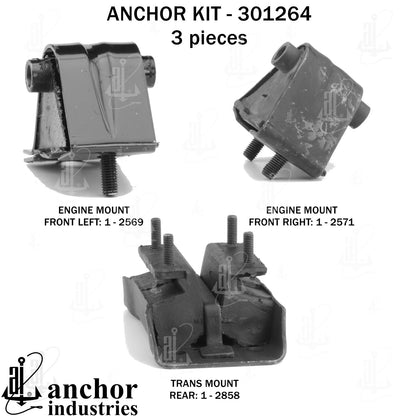 Anchor Mounts Engine Mount Kit 301264 image 3