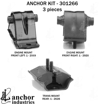 Anchor Mounts Engine Mount Kit 301266 image 4