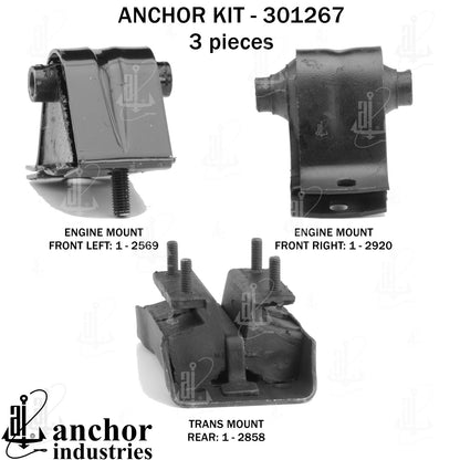 Anchor Mounts Engine Mount Kit 301267 image 3