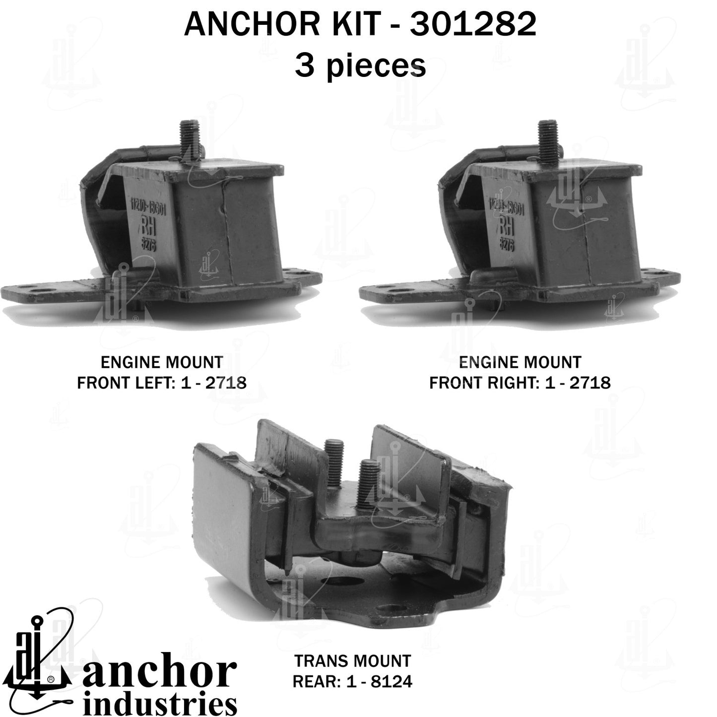 Anchor Mounts Engine Mount Kit 301282 image 5