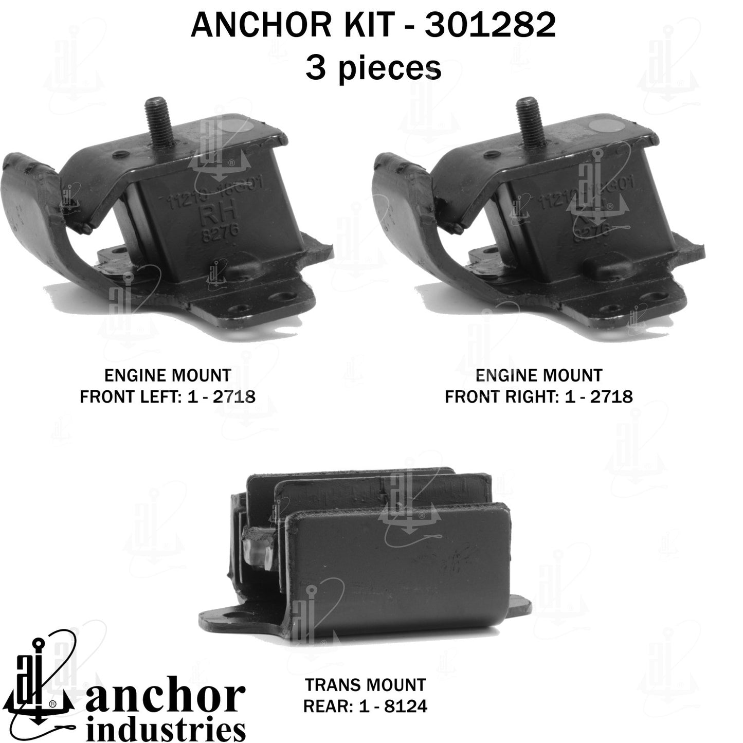 Anchor Mounts Engine Mount Kit 301282 image 3