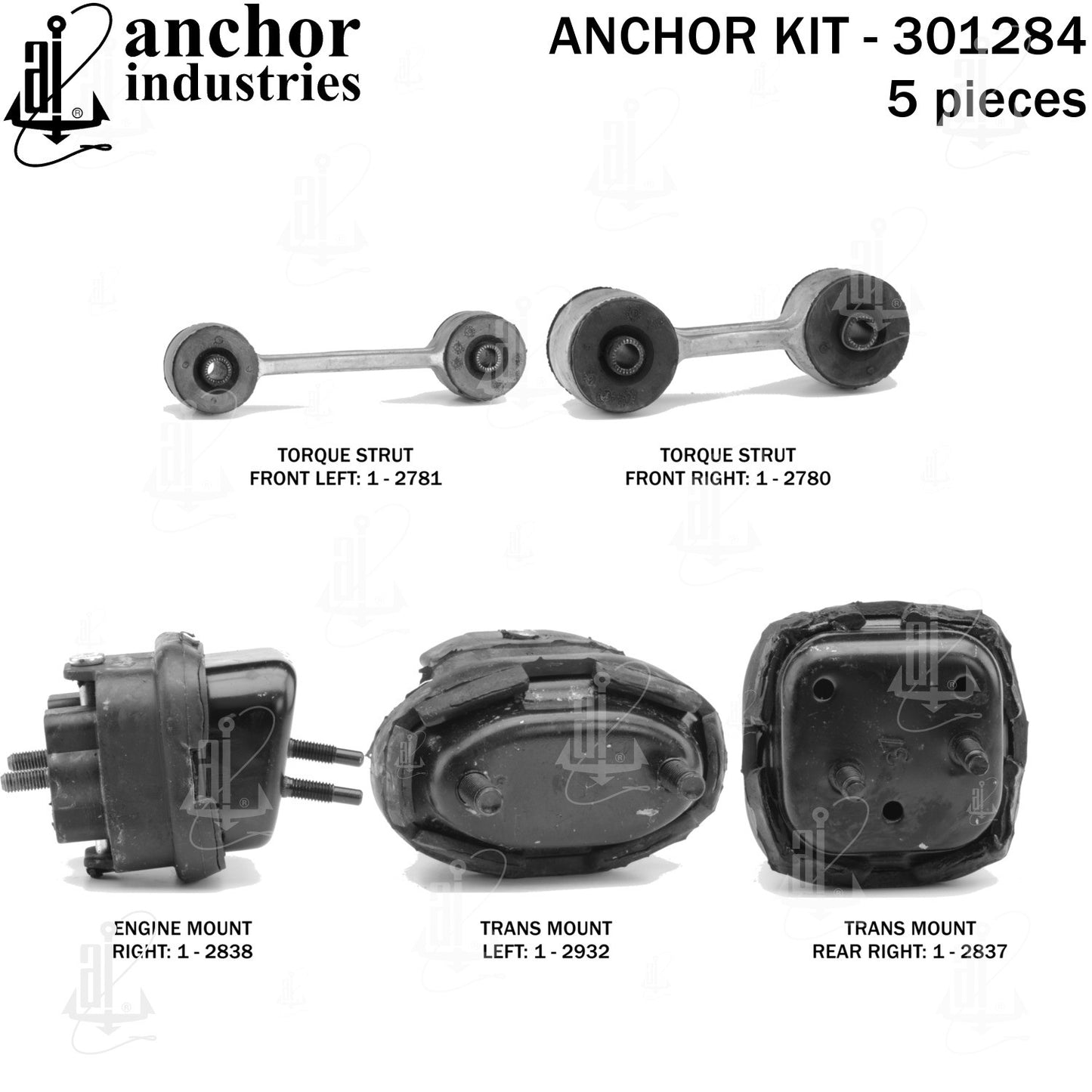 Anchor Mounts Engine Mount Kit 301284 image 5