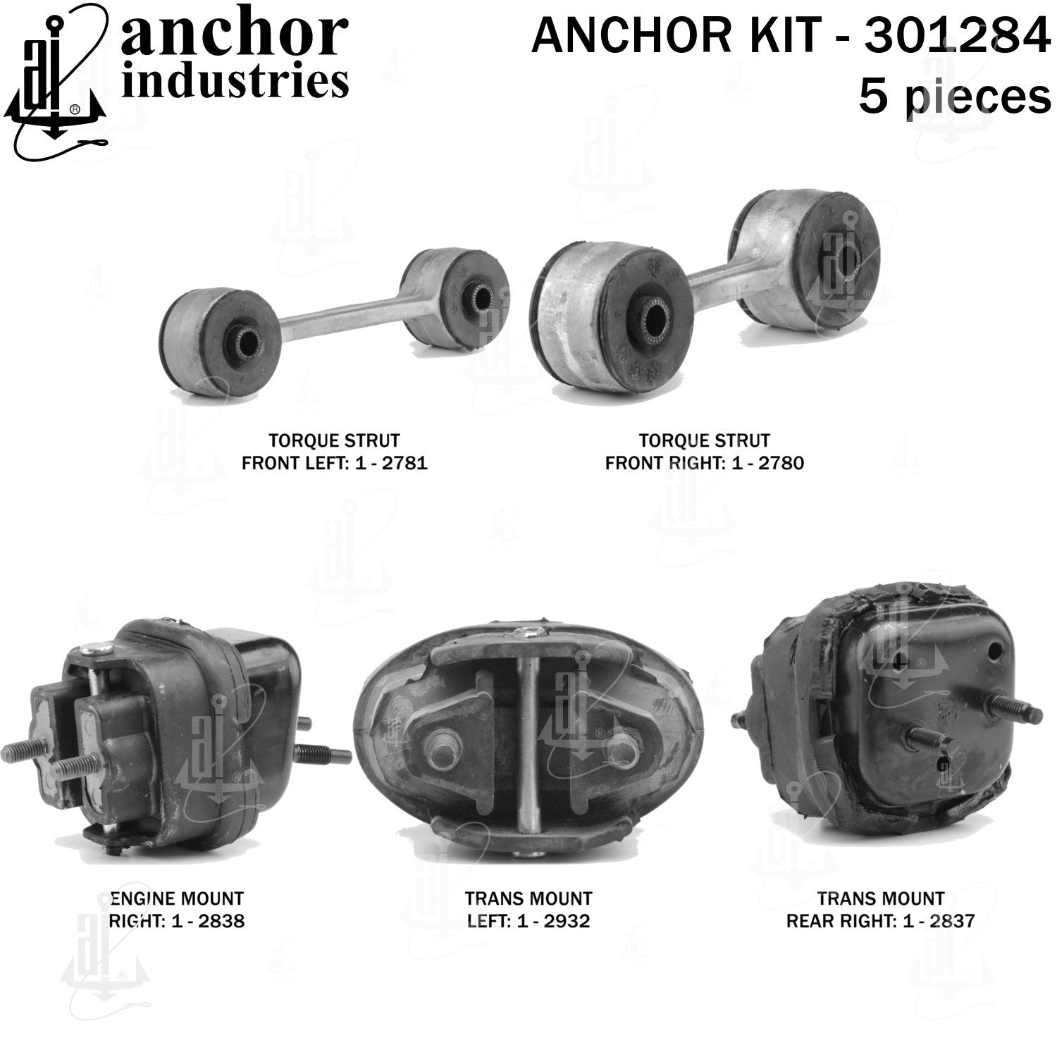 Anchor Mounts Engine Mount Kit 301284 main image