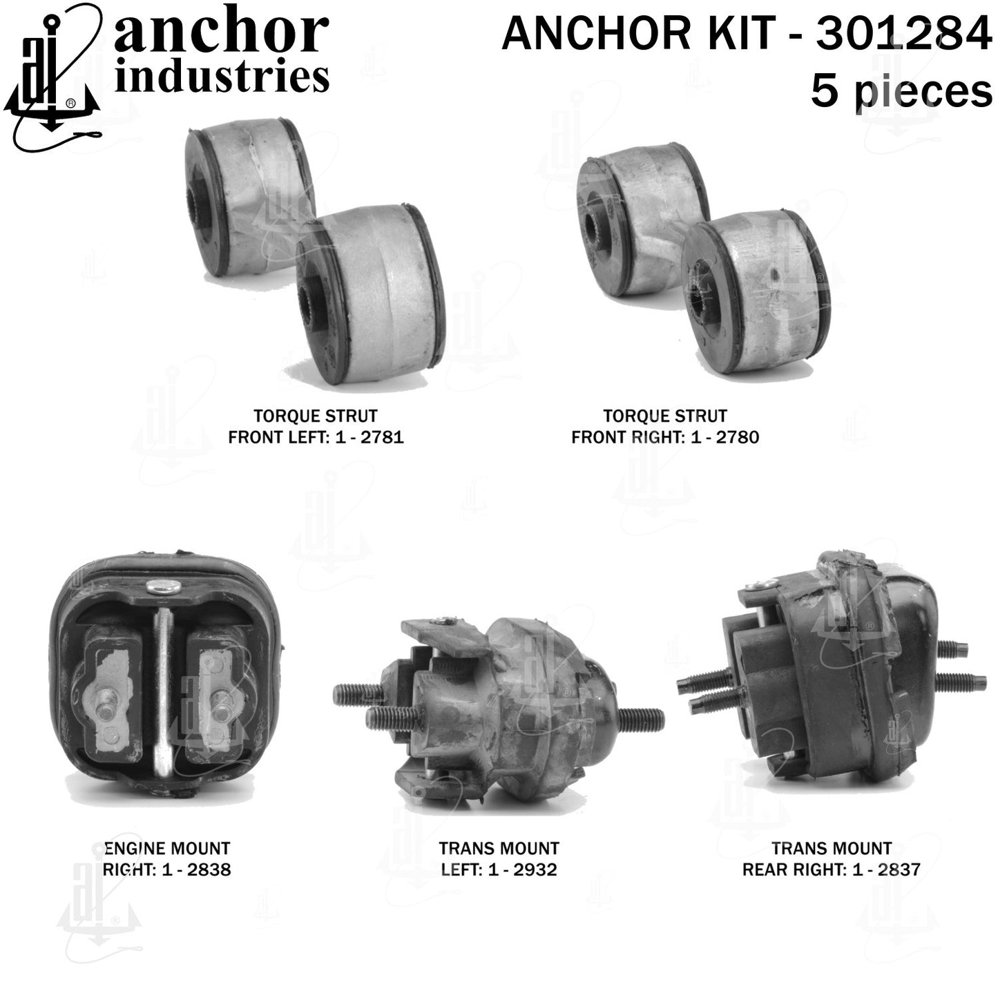 Anchor Mounts Engine Mount Kit 301284 image 3
