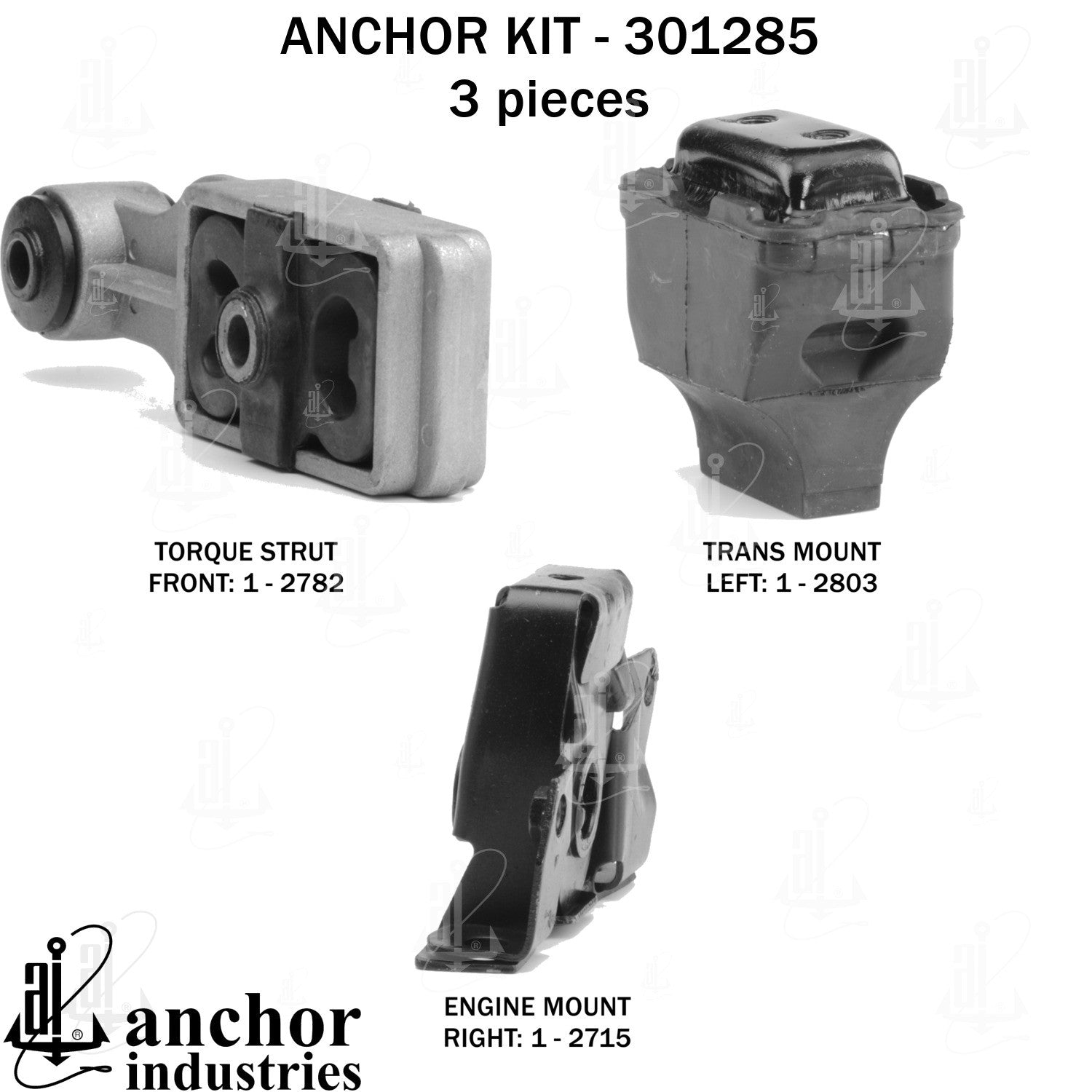 Anchor Mounts Engine Mount Kit 301285 image 3