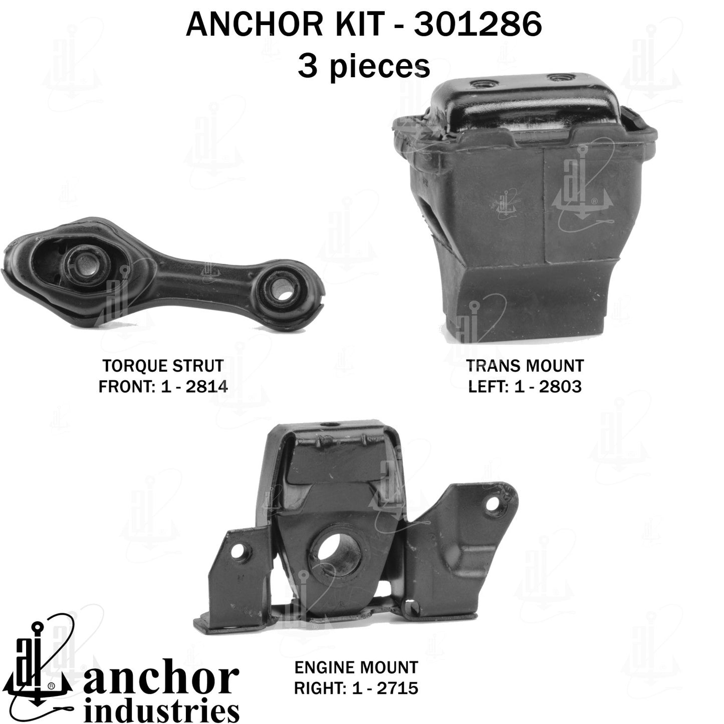 Anchor Mounts Engine Mount Kit 301286 main image