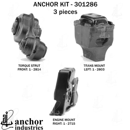 Anchor Mounts Engine Mount Kit 301286 image 3