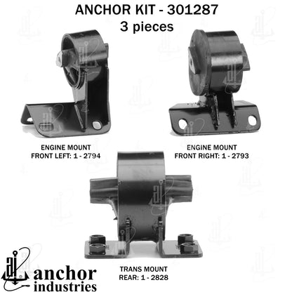 Anchor Mounts Engine Mount Kit 301287 image 5