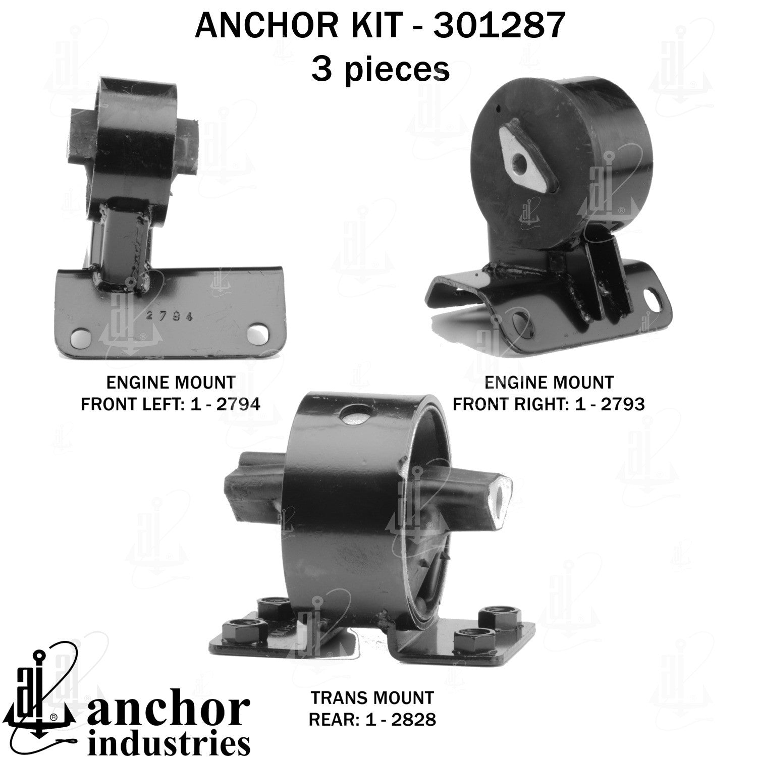 Anchor Mounts Engine Mount Kit 301287 main image