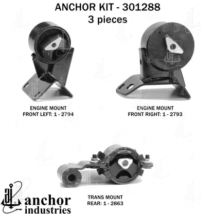 Anchor Mounts Engine Mount Kit 301288 image 3