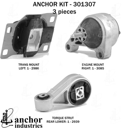 Anchor Mounts Engine Mount Kit 301307 image 5