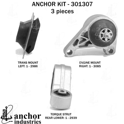 Anchor Mounts Engine Mount Kit 301307 image 4