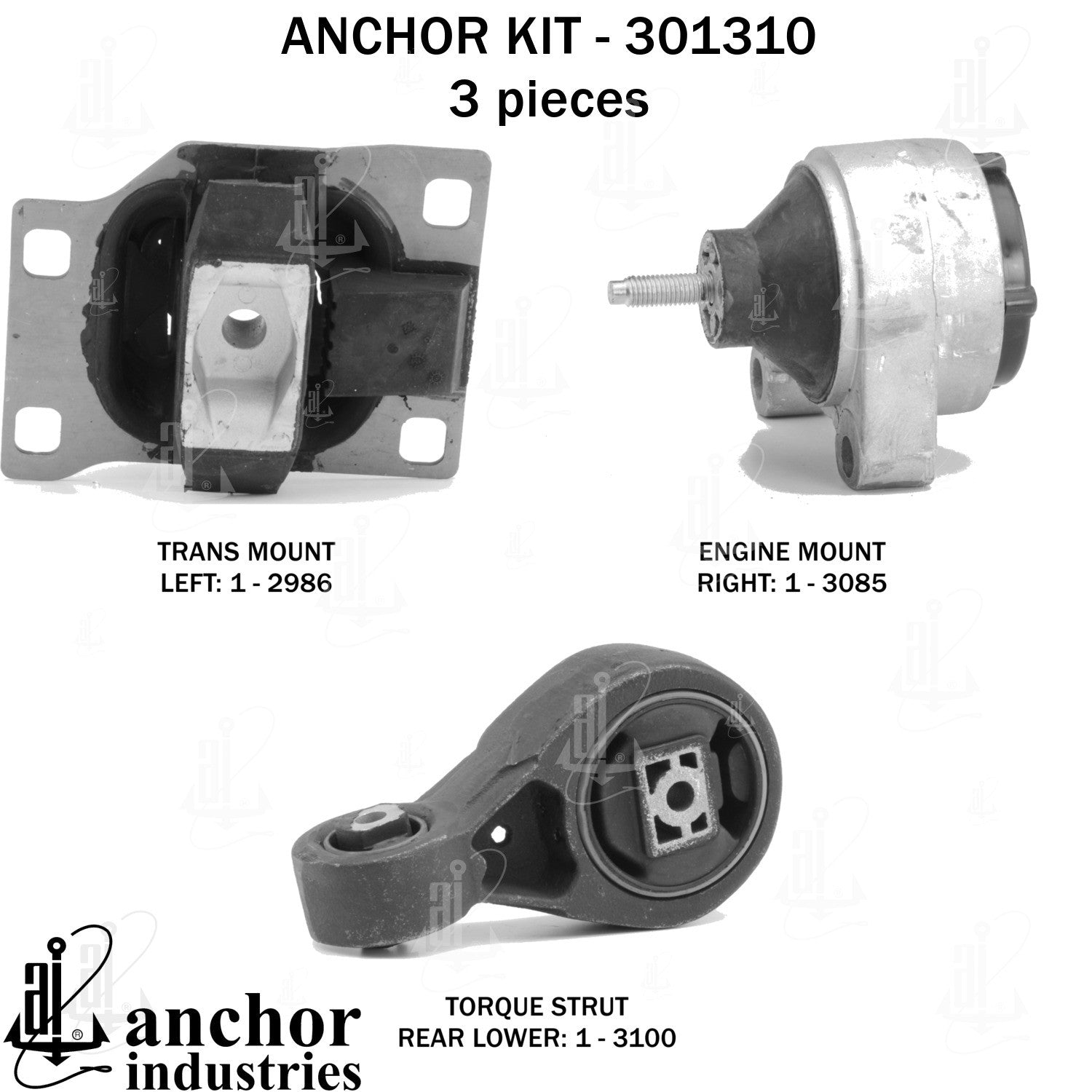 Anchor Mounts Engine Mount Kit 301310 main image