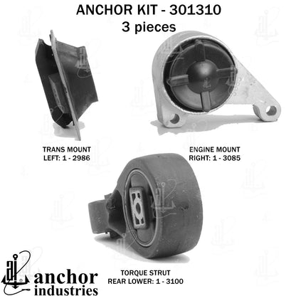 Anchor Mounts Engine Mount Kit 301310 image 3