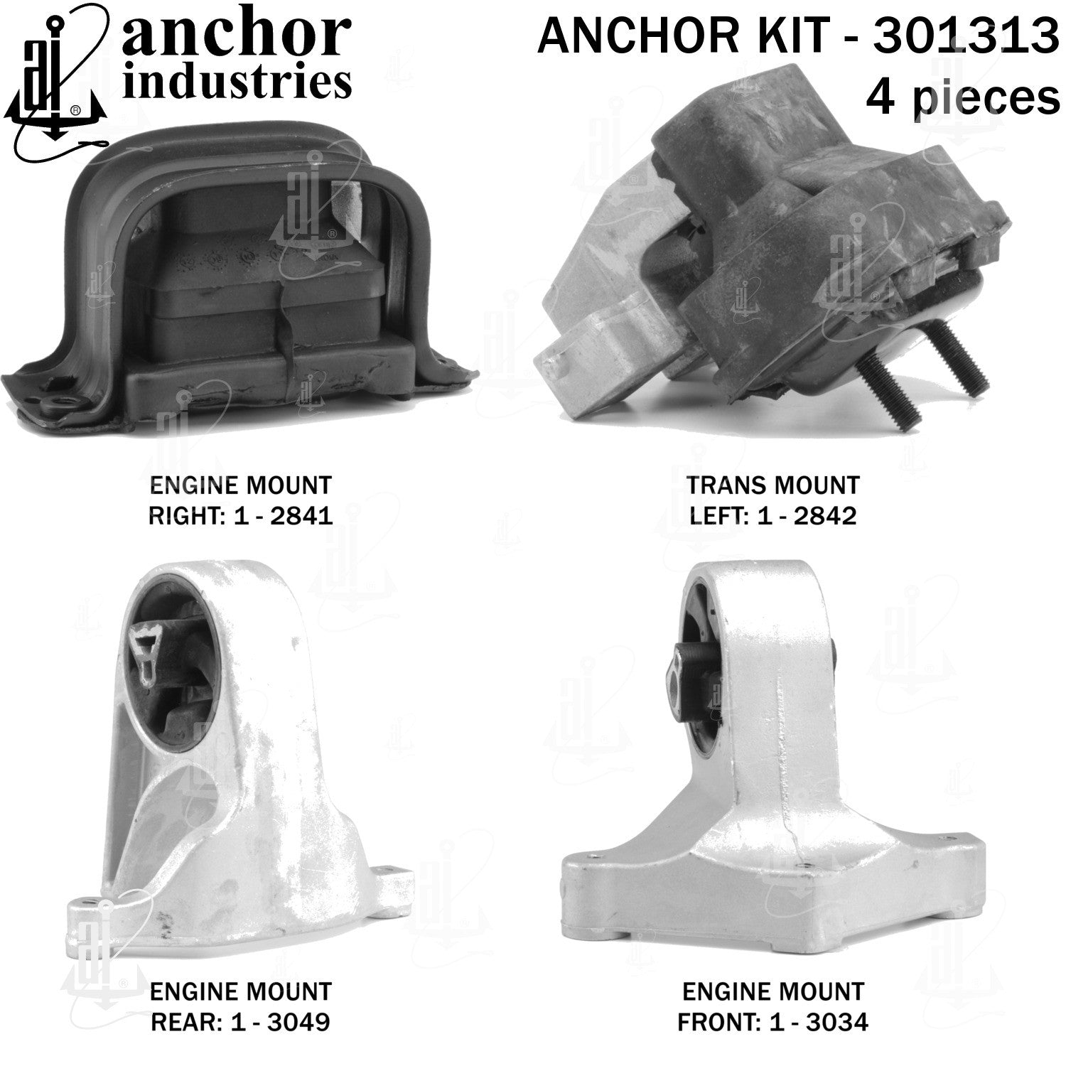 Anchor Mounts Engine Mount Kit 301313 main image