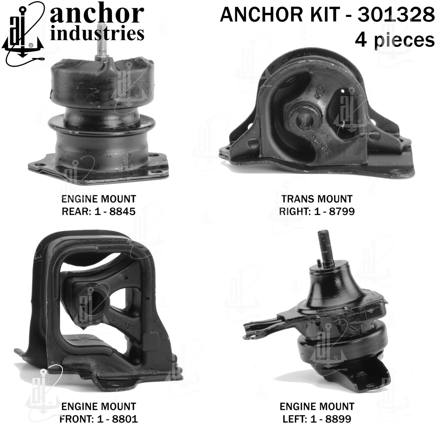 Anchor Mounts Engine Mount Kit 301328 image 5