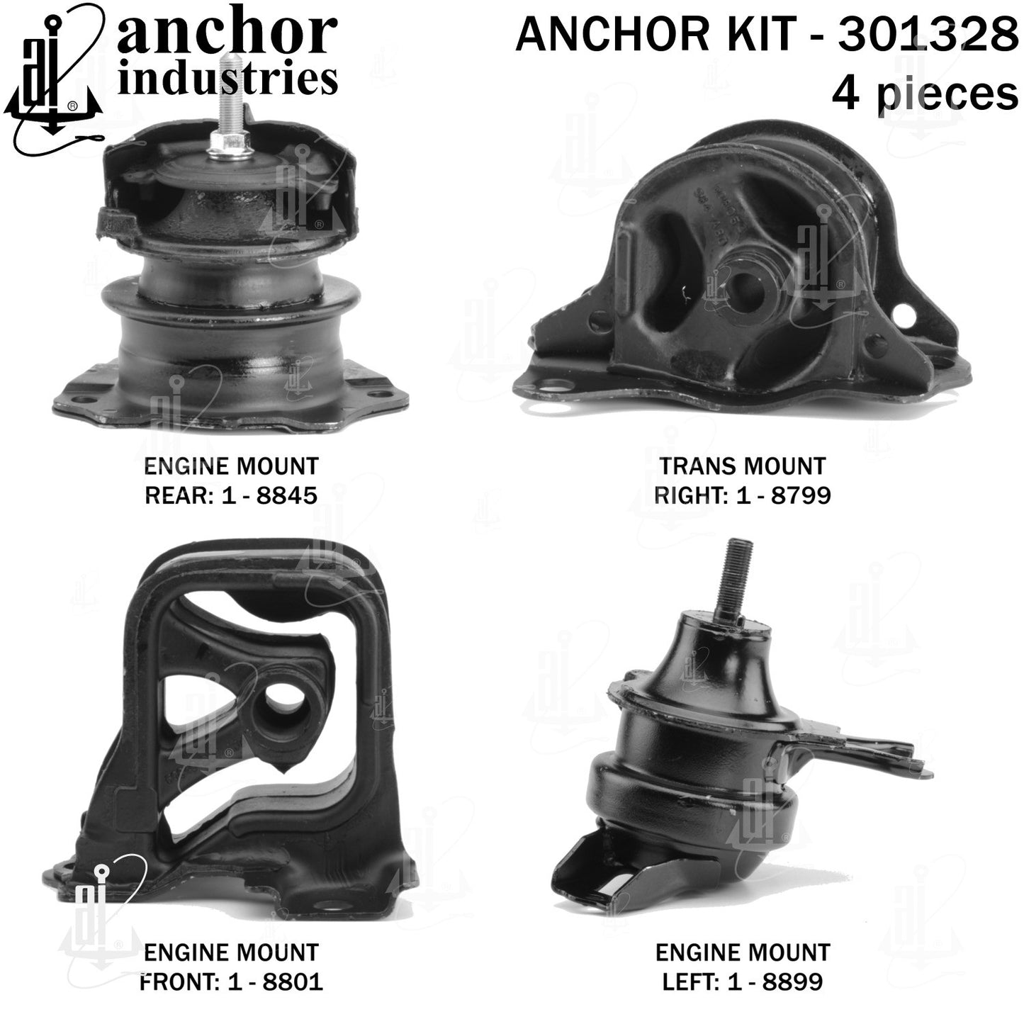 Anchor Mounts Engine Mount Kit 301328 main image