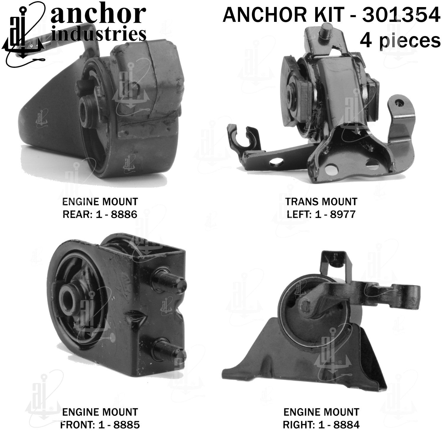 Anchor Engine Mount Kit 301354 image 3