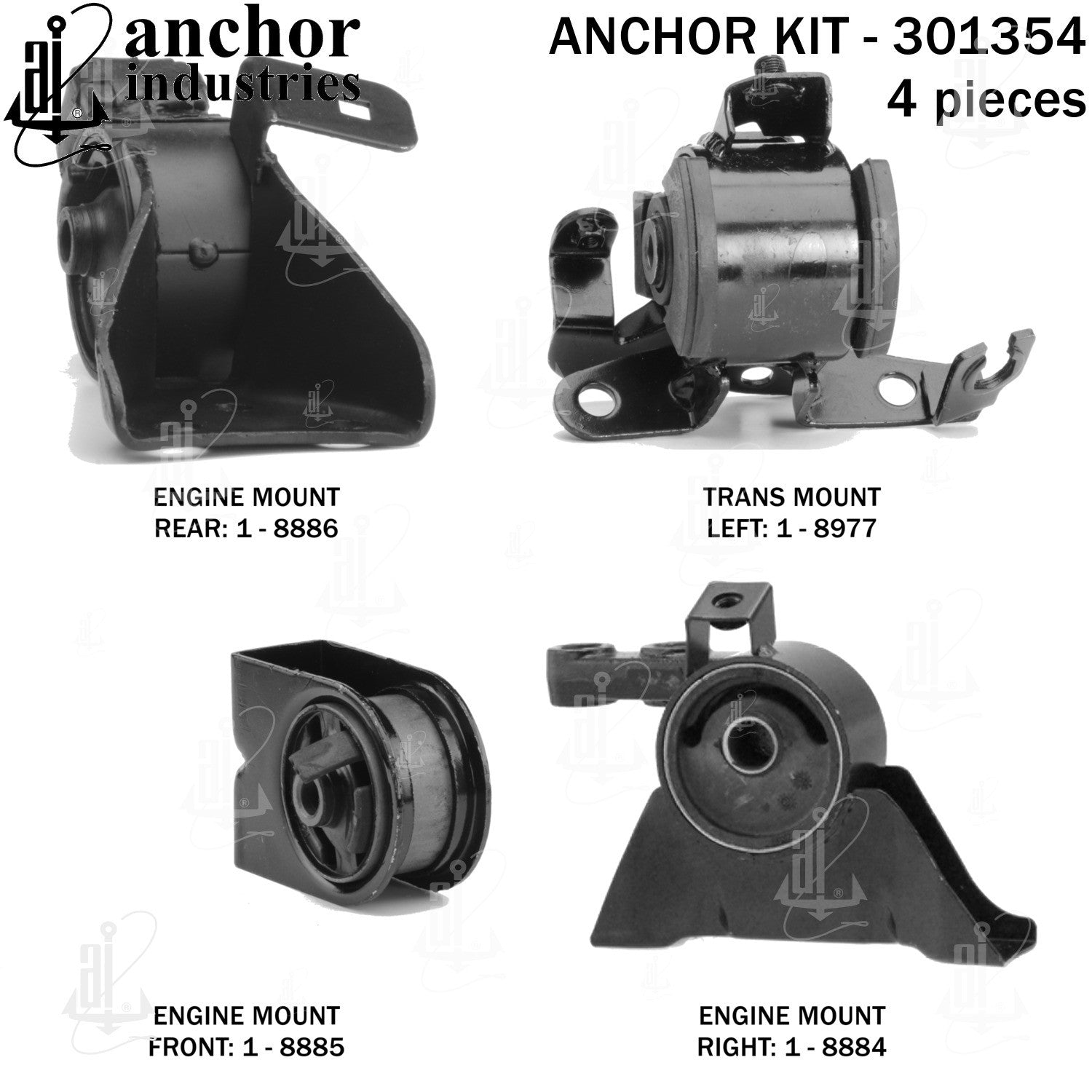 Anchor Engine Mount Kit 301354 image 4