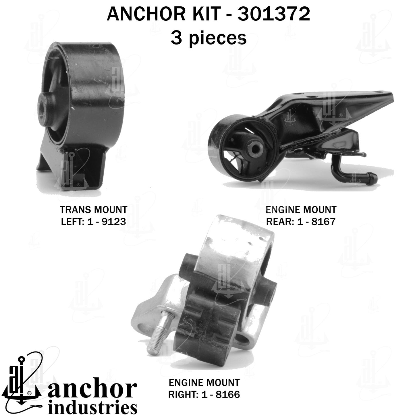 Anchor Mounts Engine Mount Kit 301372 image 3