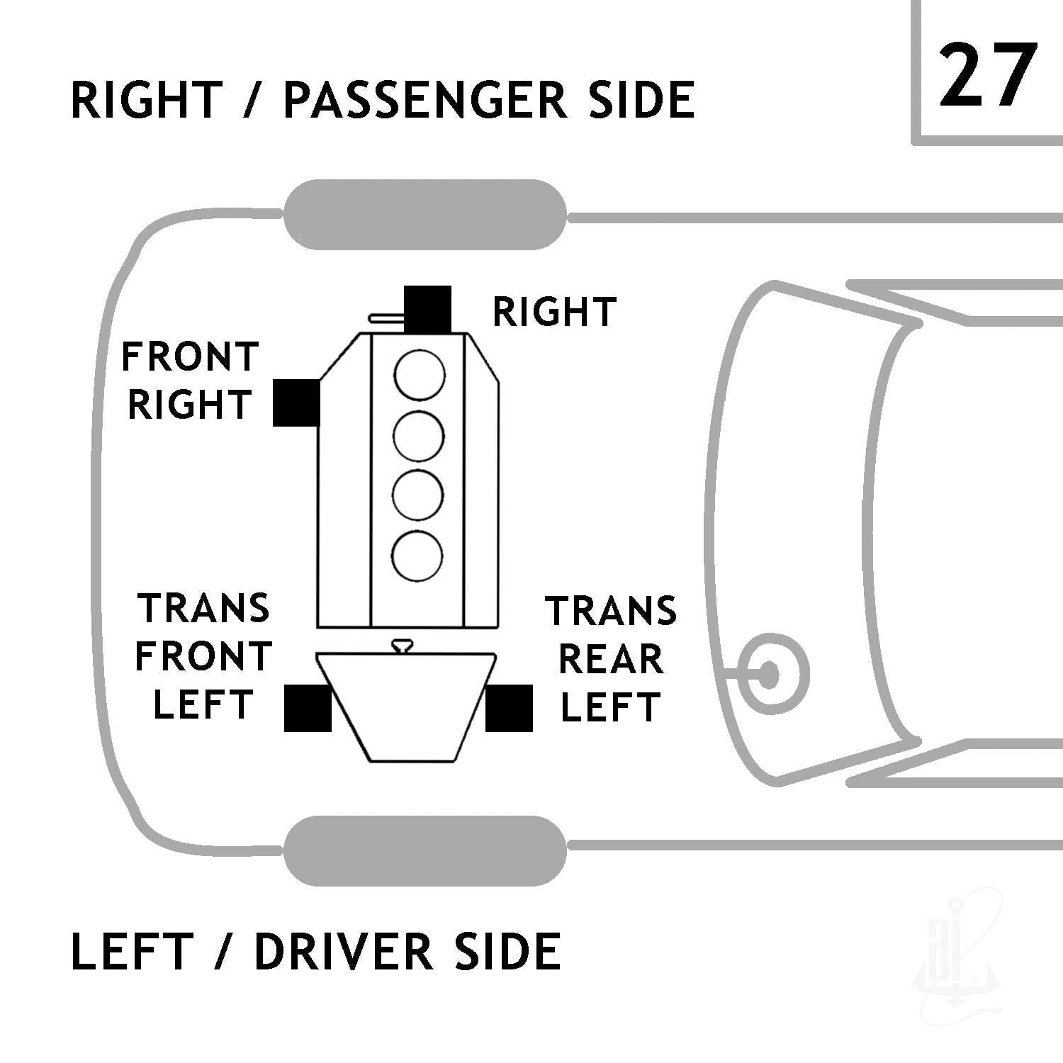 Anchor Engine Mount 3128