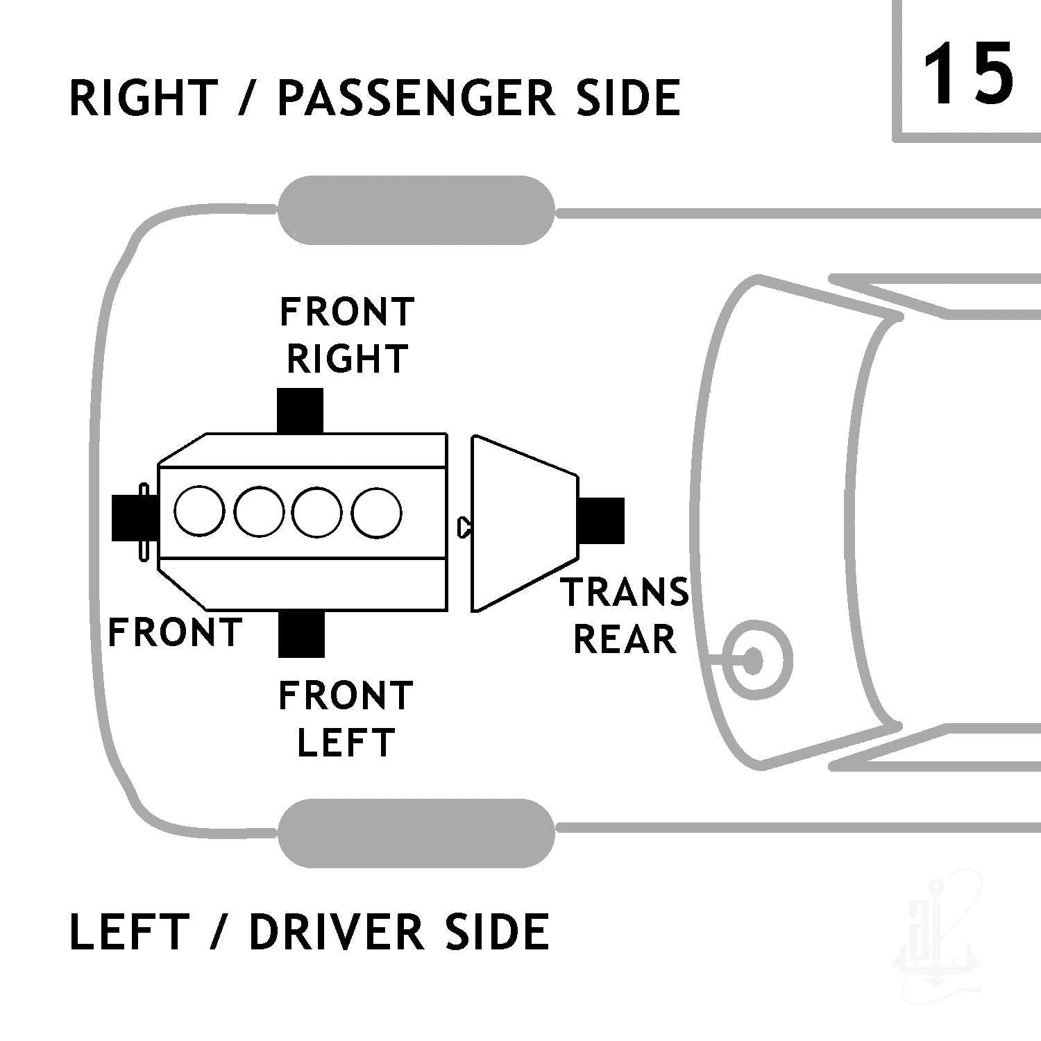 Anchor Differential Mount 3357