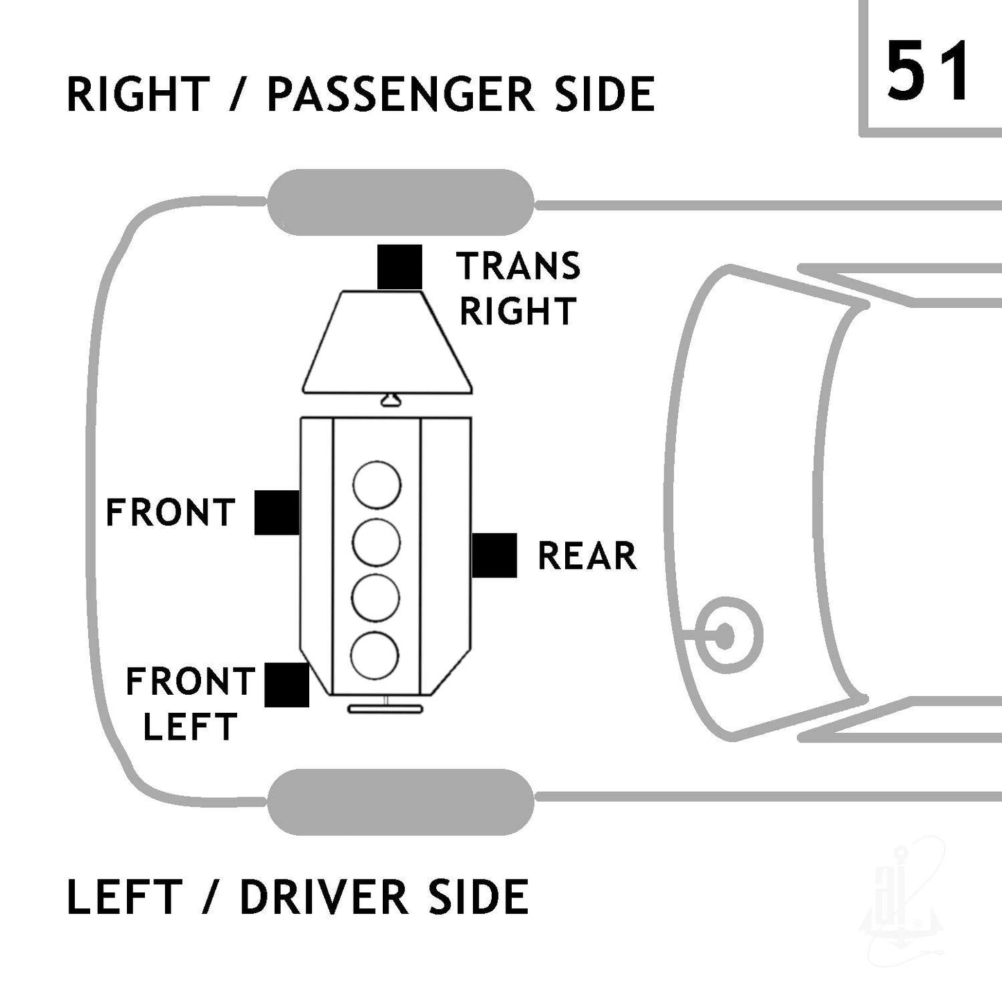 Anchor Manual Transmission Mount 8106