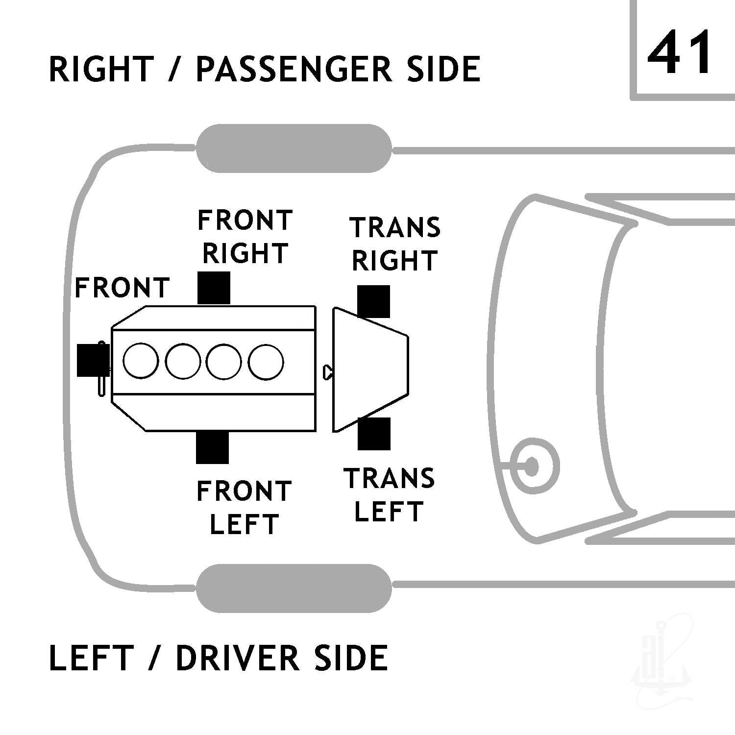 Anchor Manual Transmission Mount 8640