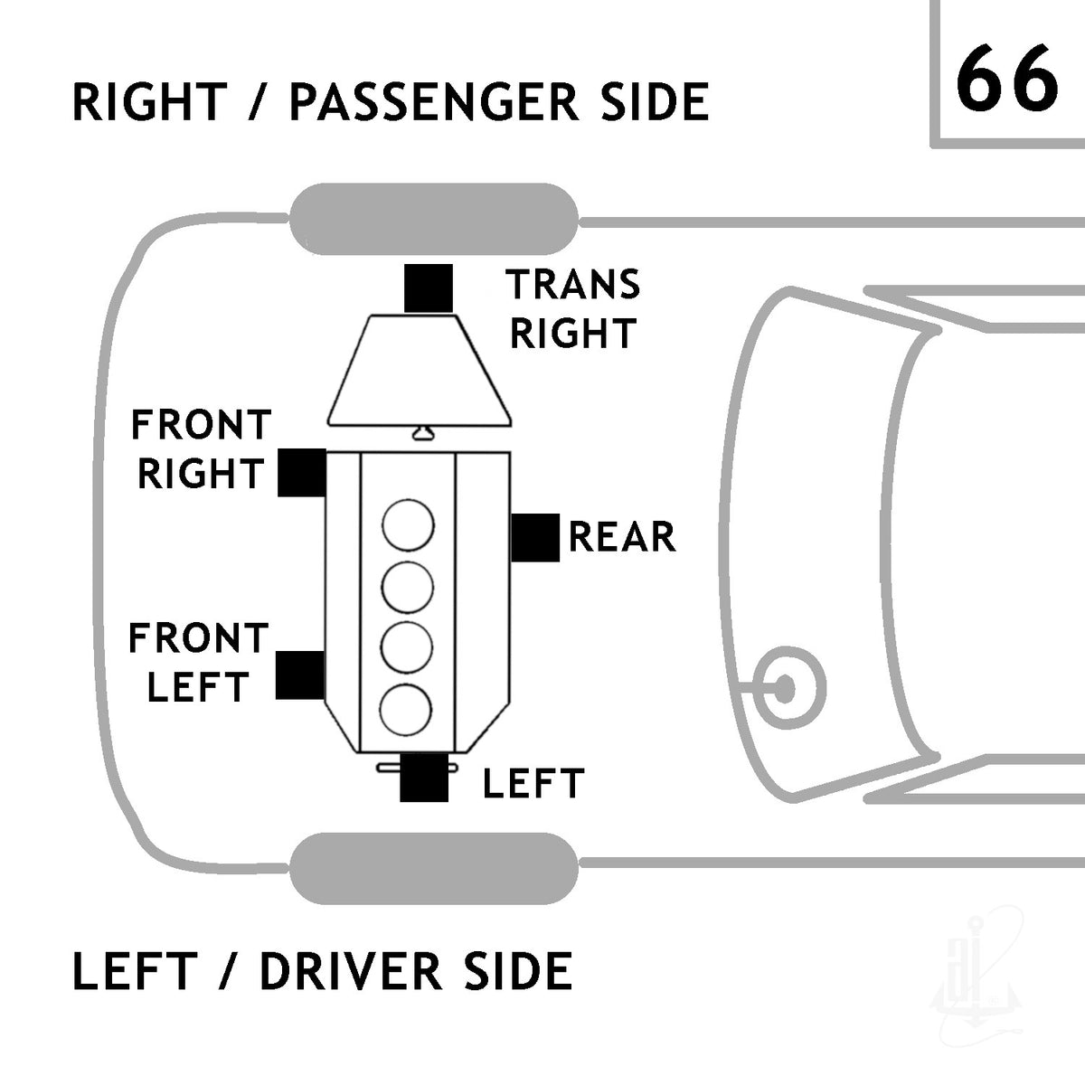 Anchor Engine Mount 8709