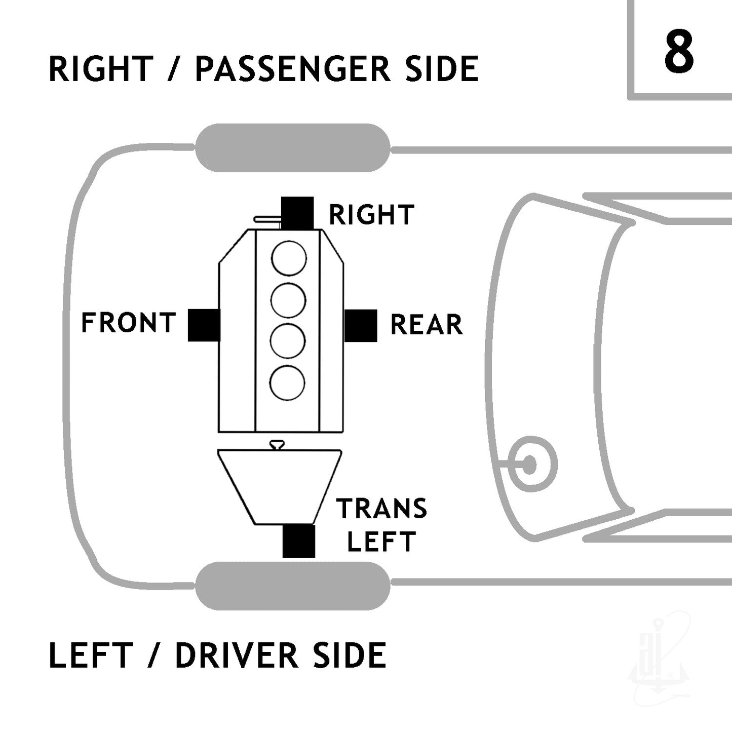 Anchor Engine Mount 8952