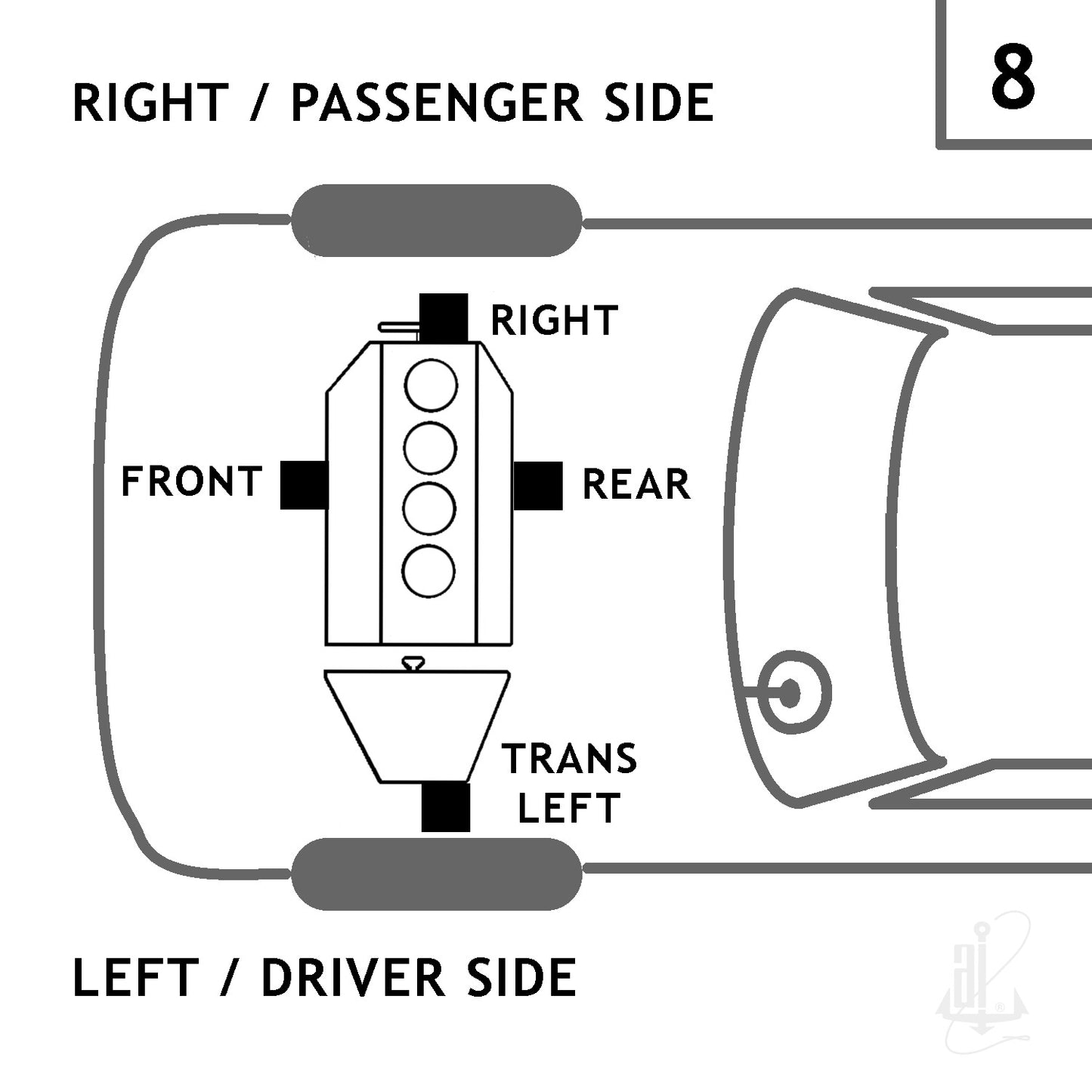Anchor Engine Mount 9399