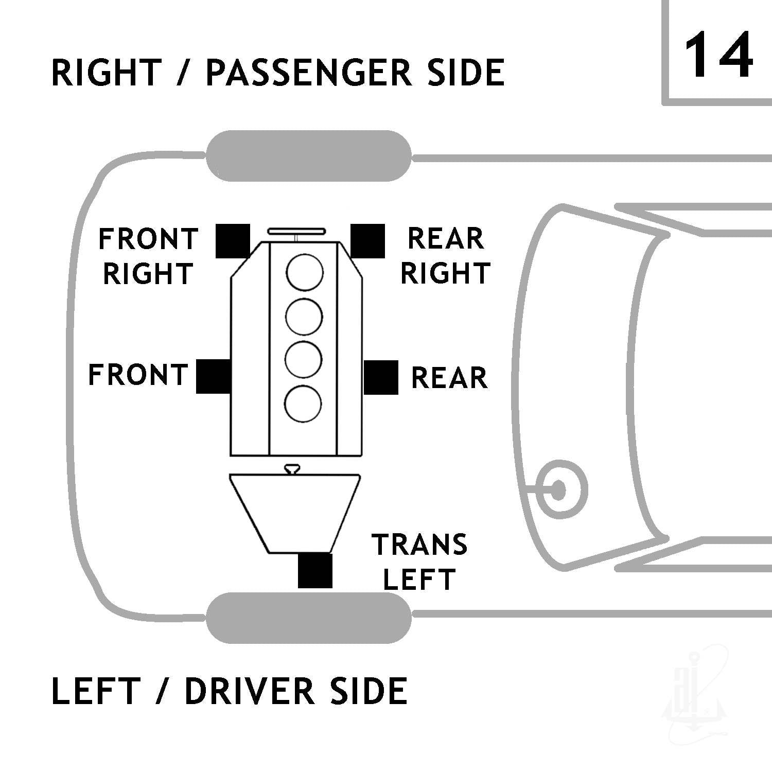 Anchor Engine Mount 9596