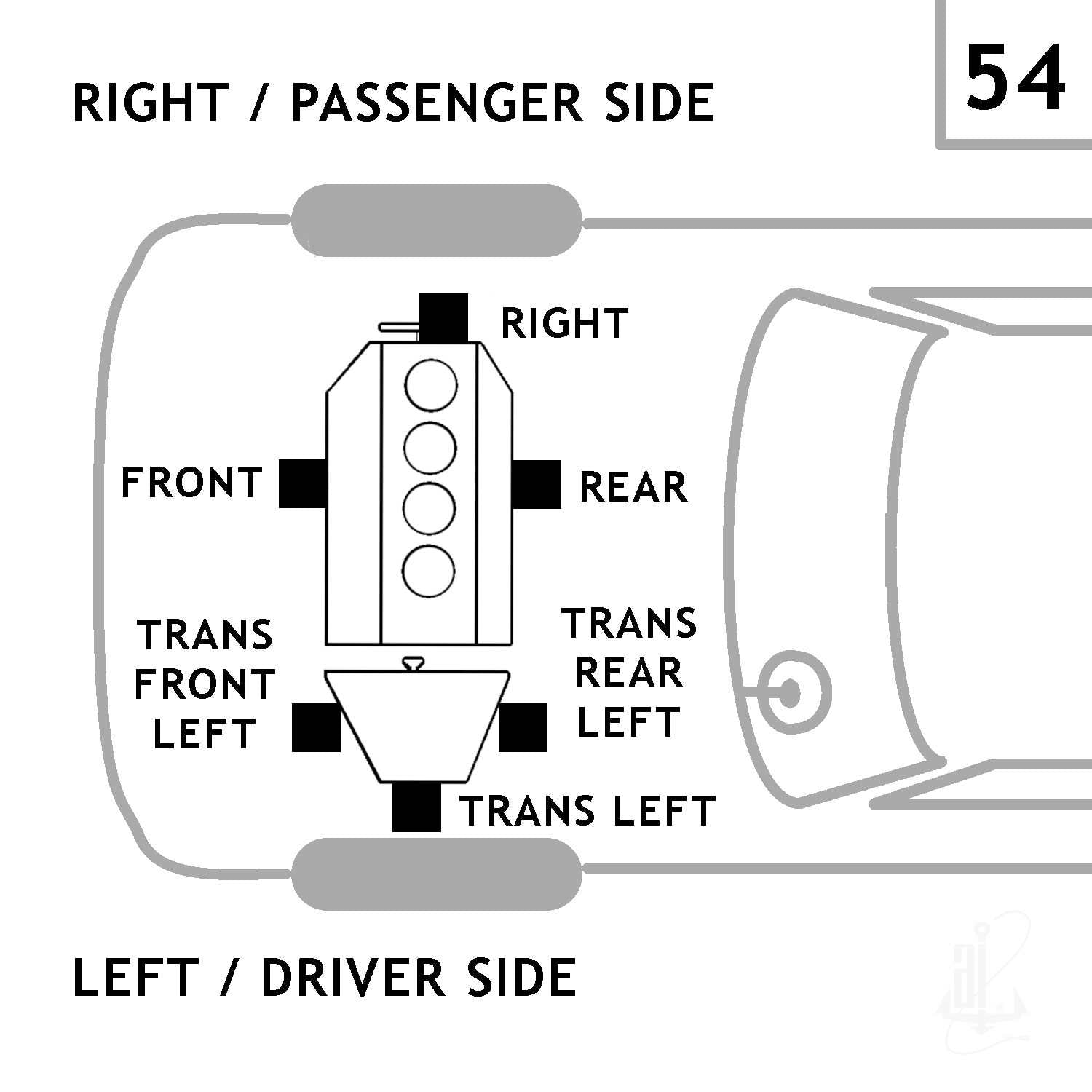 Anchor Suspension Subframe Mount 9898