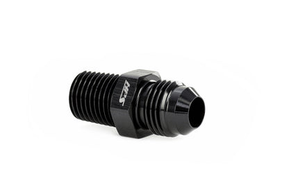 HPS Performance Products AN Flare to NPT / Metric Adapter, Aluminum, Black