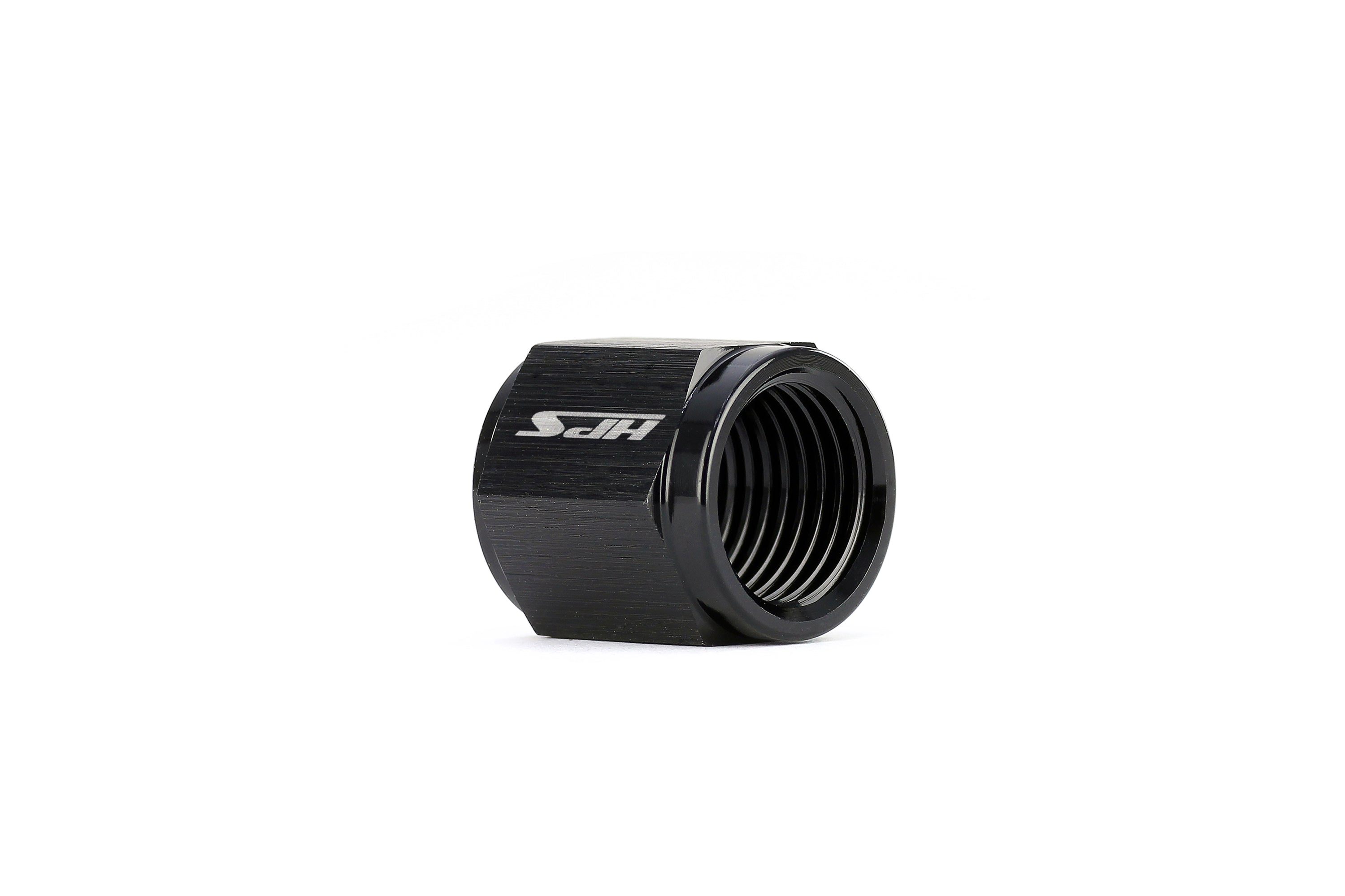 Performance Hard Line AN Tube Nut, Aluminum, Black