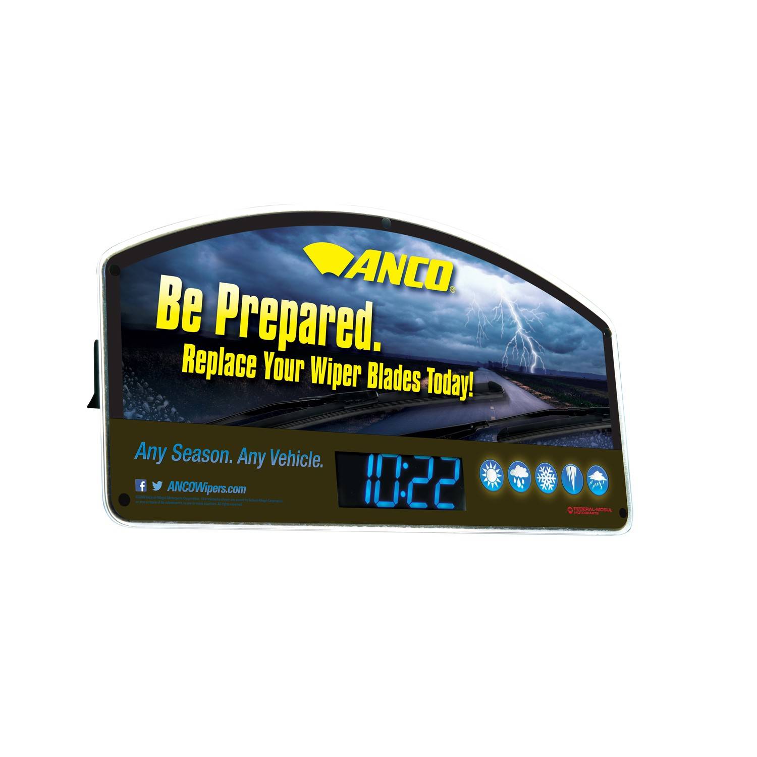 ANCO Windshield Wiper Blade Assortment and Merchandiser ANCOASC