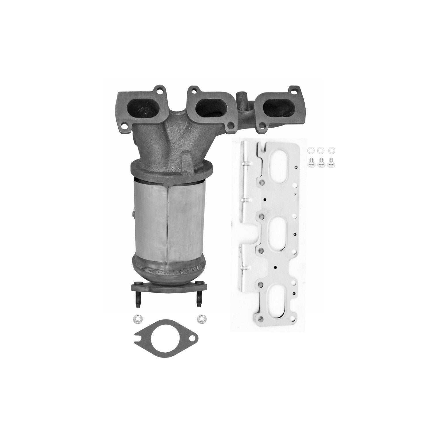 AP Exhaust Catalytic Converter with Integrated Exhaust Manifold 641388